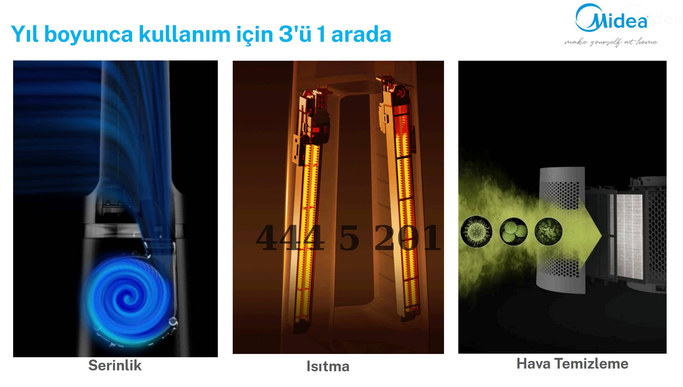 Hava Temizleme 3 ü 1 Arada