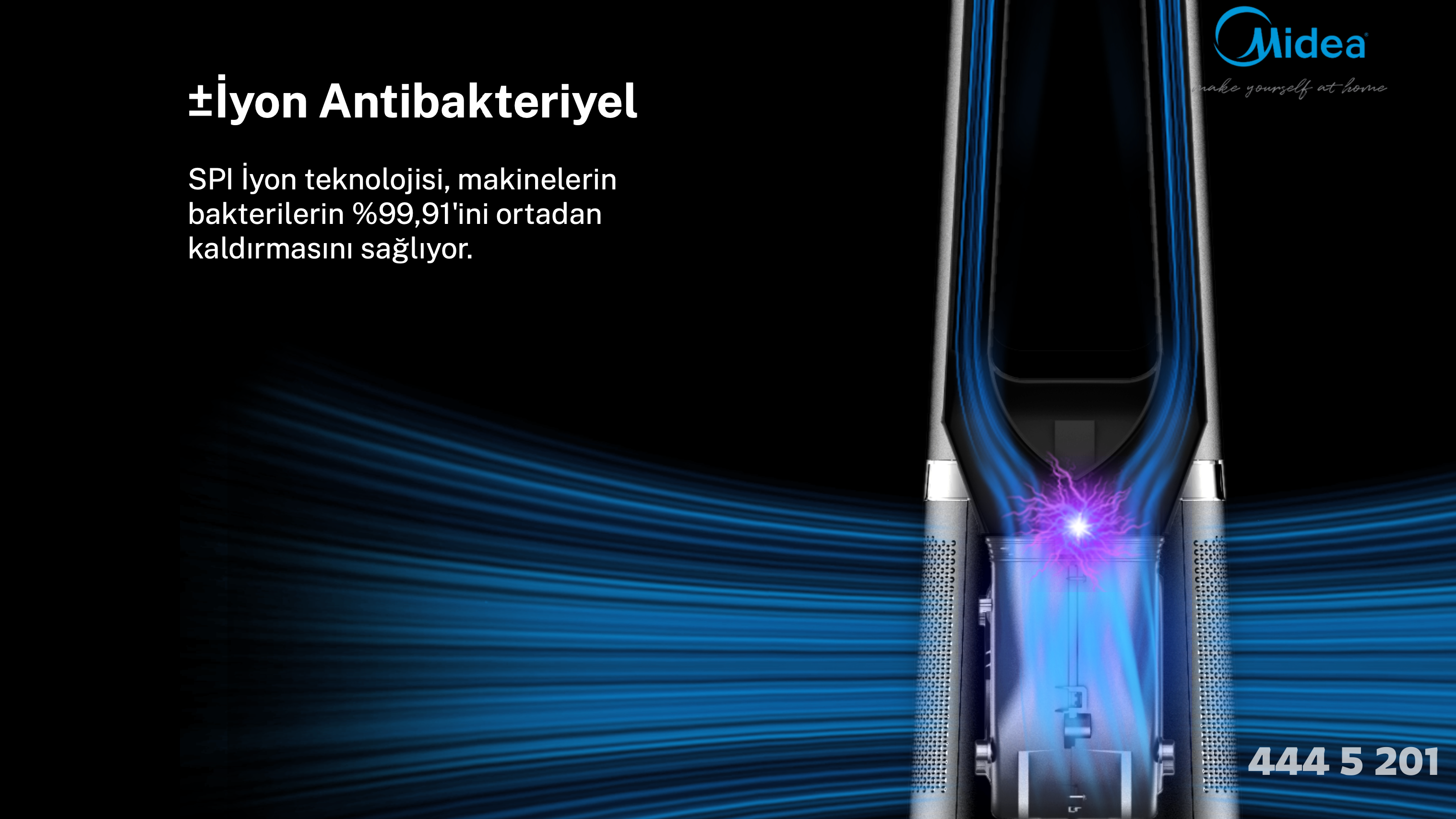 Gözle görülmeyenlere karşı görünür konfor. İyon antibakteriyel teknoloji